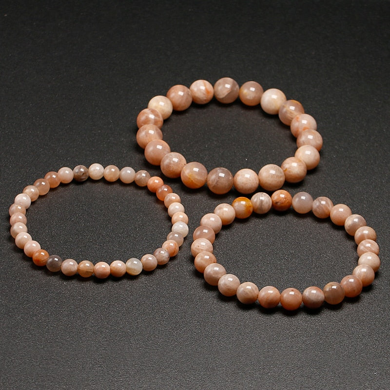 Natural Sunstone Beads DIY Beads Bracelets