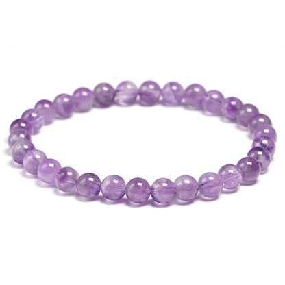 Natural Dream Amethysts Quartz Energy Light Purple GemStone Bracelet