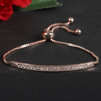 Rhinestone Infinity Bracelet Men&Women Jewelry